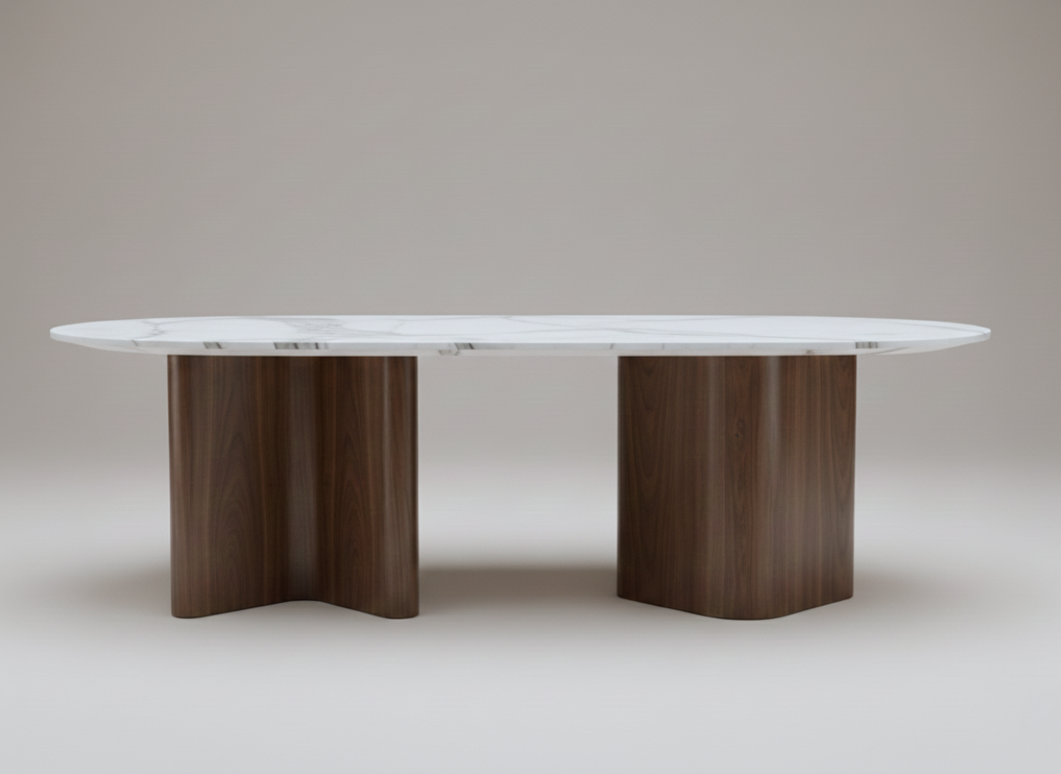 RO.ND Dining Table Wood - V Edition