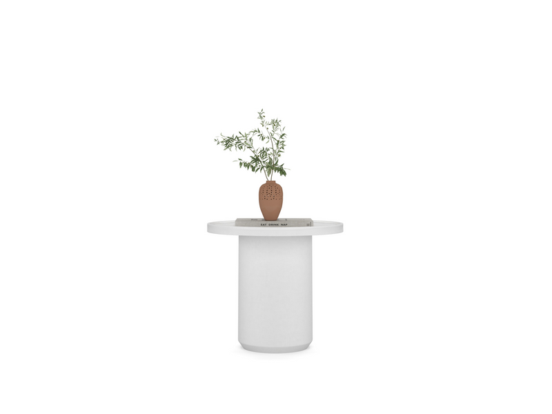 DR.UM Outdoor Side Table — White