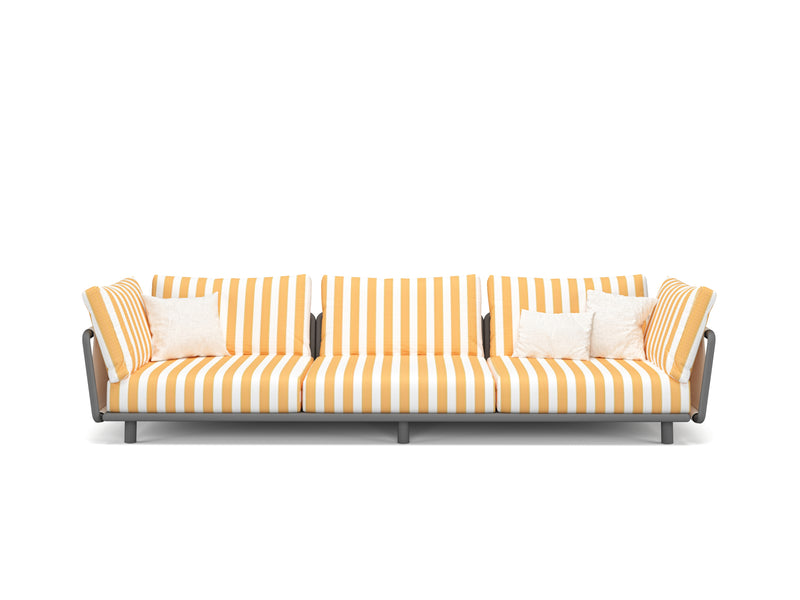 LU.NA 3 Seater — Graphite Grey X Yellow