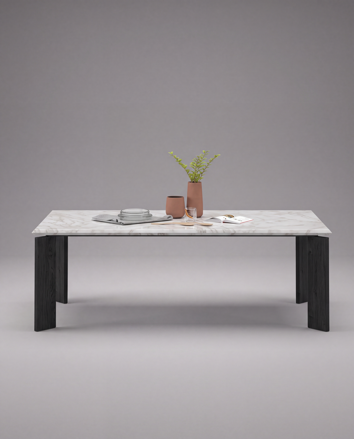 LI.FT Dining Table - Black Oak
