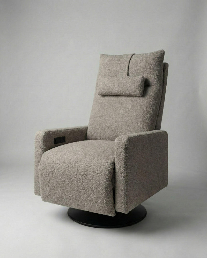 DOT. GO - Leather — Dark grey Linen