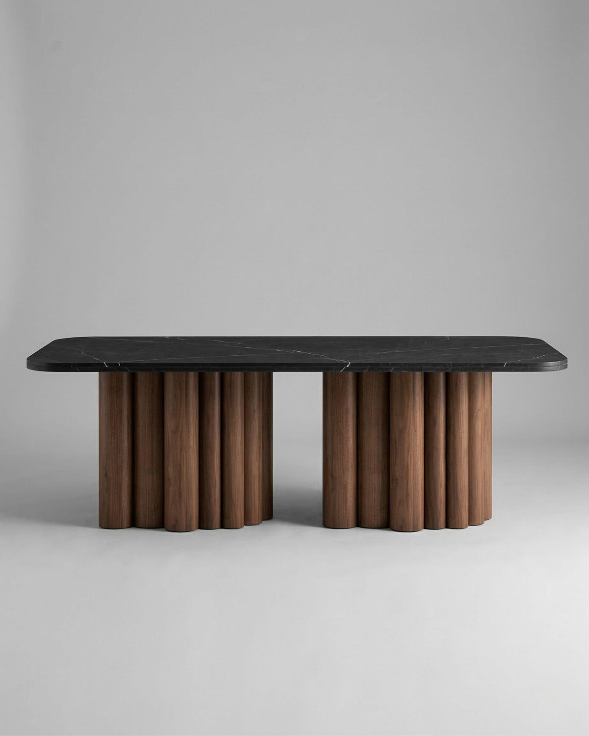 FR.ST Dining Table Wood x Black Marble