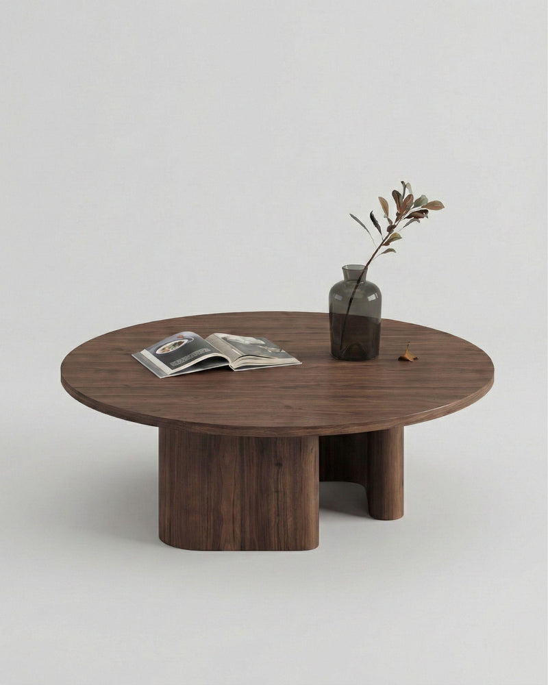 RO.ND Coffee Table — Veneer Base