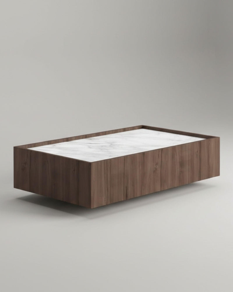 RE.CT Coffee Table — 1300*800 mm / White Marble