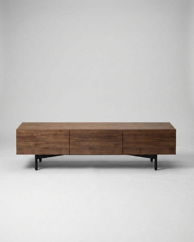 GL.ID Wood TV Unit — 3 Drawers