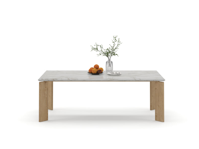 LI.FT Dining Table - Olive — 220 / White Marble