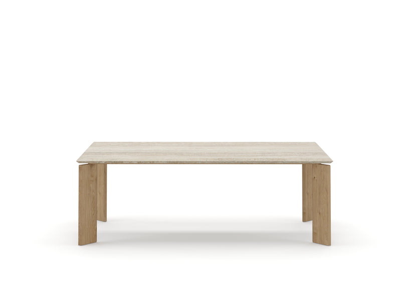 LI.FT Dining Table - Olive — 220 / Travertine