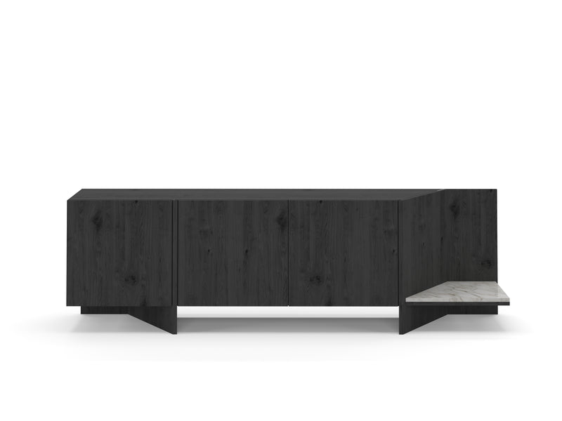 LI.FT Sideboard - Black Oak — 220 / White Marble