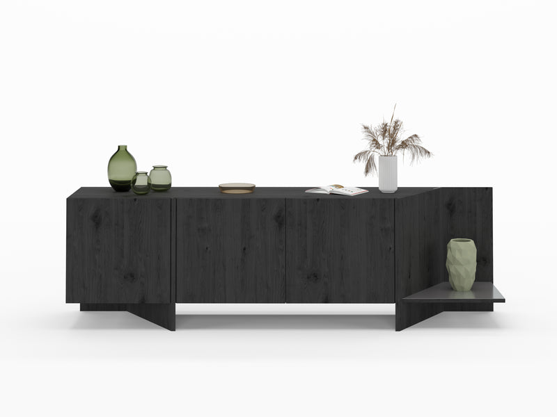 LI.FT Sideboard - Black Oak — 220 / Stainless