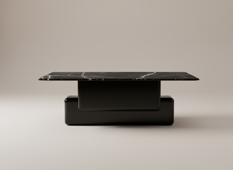 BL.ND Dining Table — Black Spanish x Black