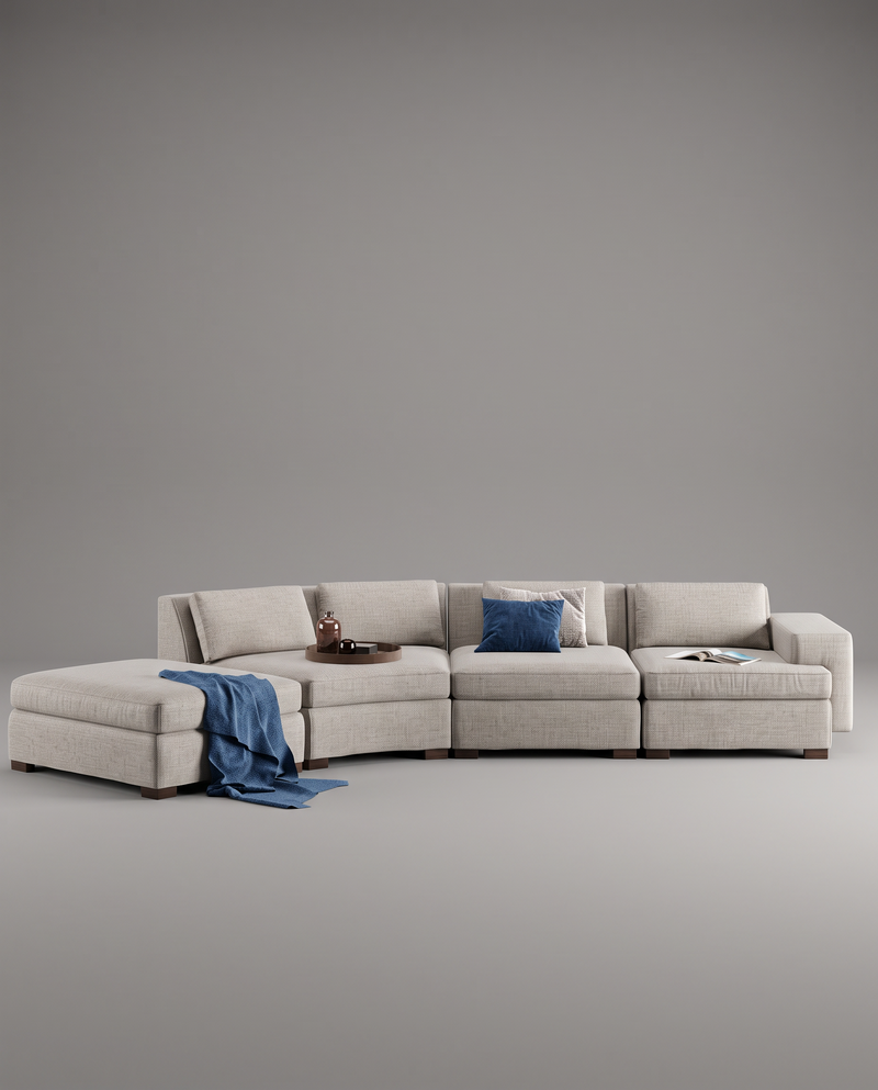 CL.AW - 4 - Seater Radial Sofa — Right