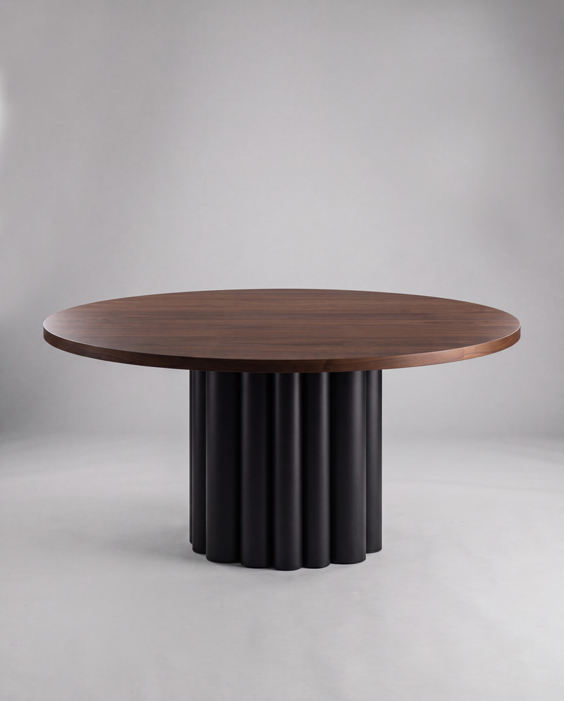 FR.ST Round Dining Table Metal — Wood