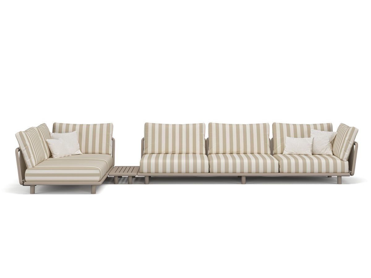 LU.NA - 4 - Seater L Shape