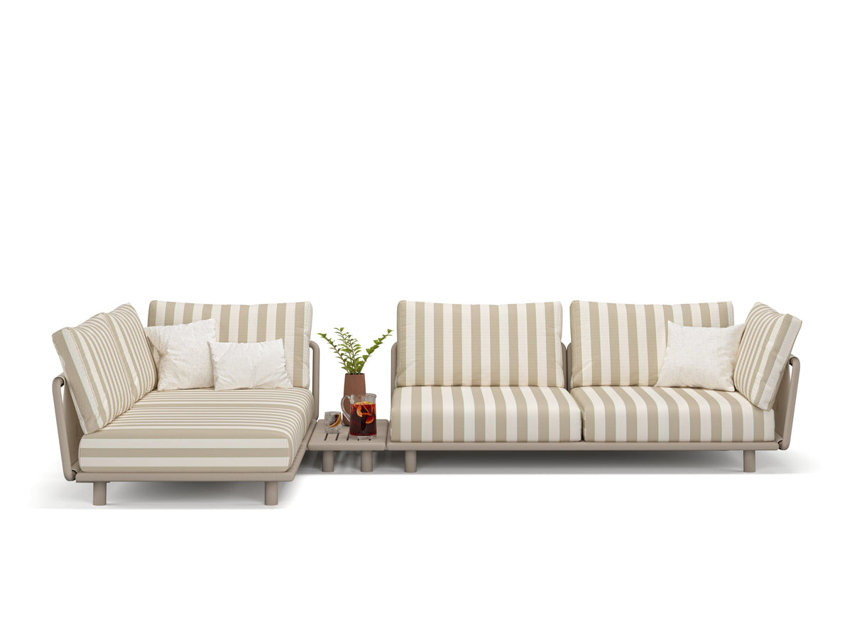 LU.NA - 3 - Seater L Shape