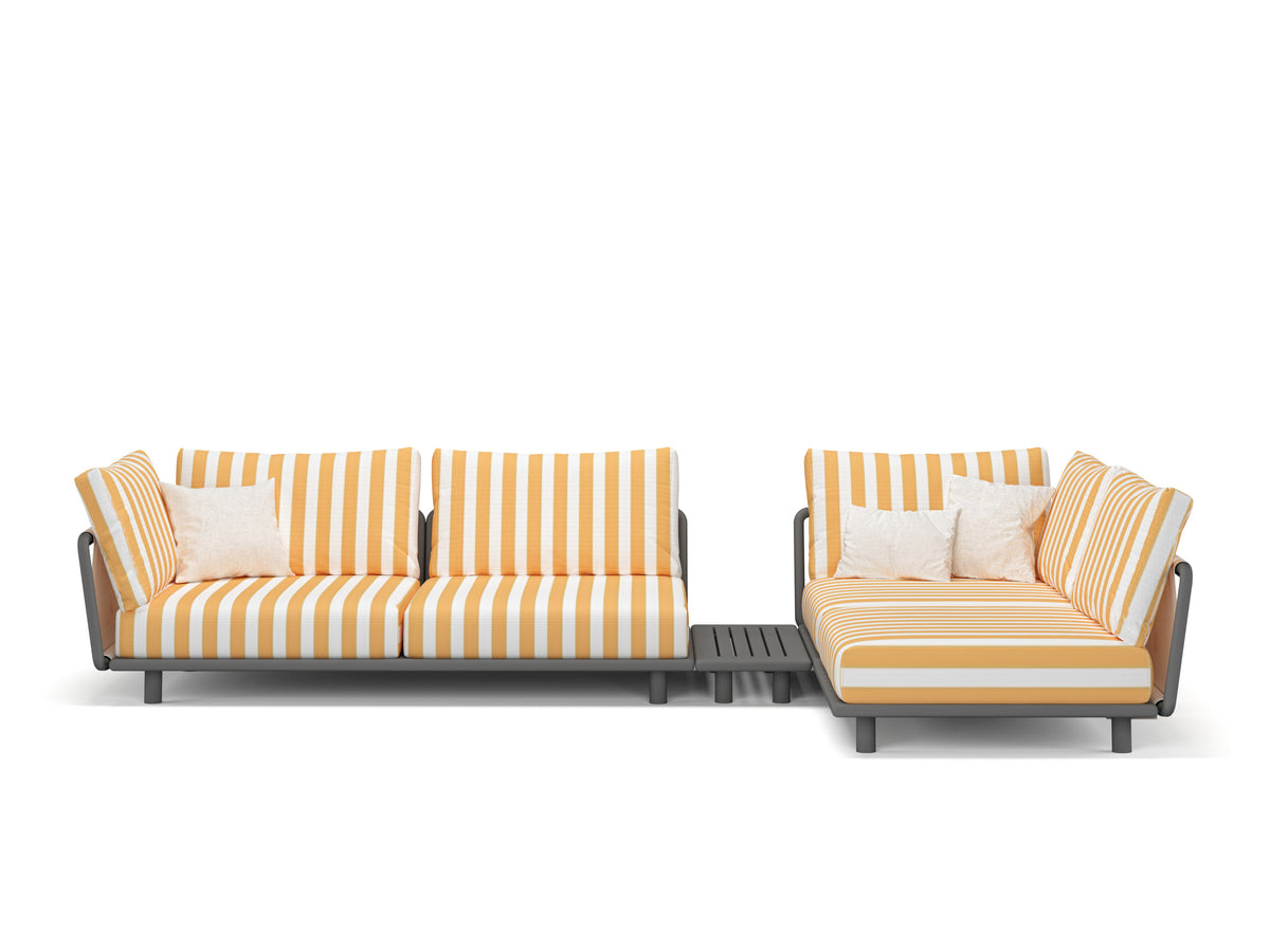 LU.NA - 3 - Seater L Shape
