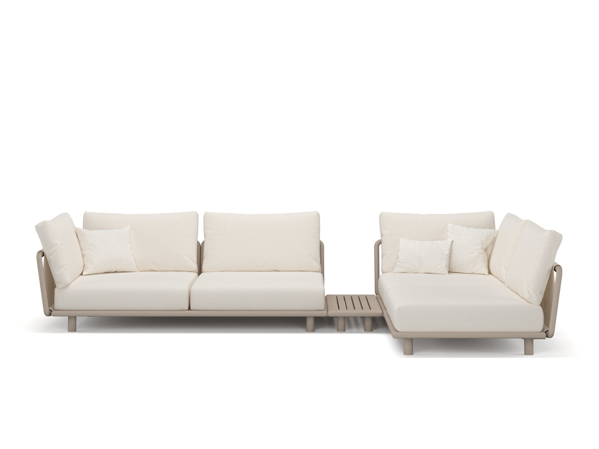 LU.NA - 3 - Seater L Shape