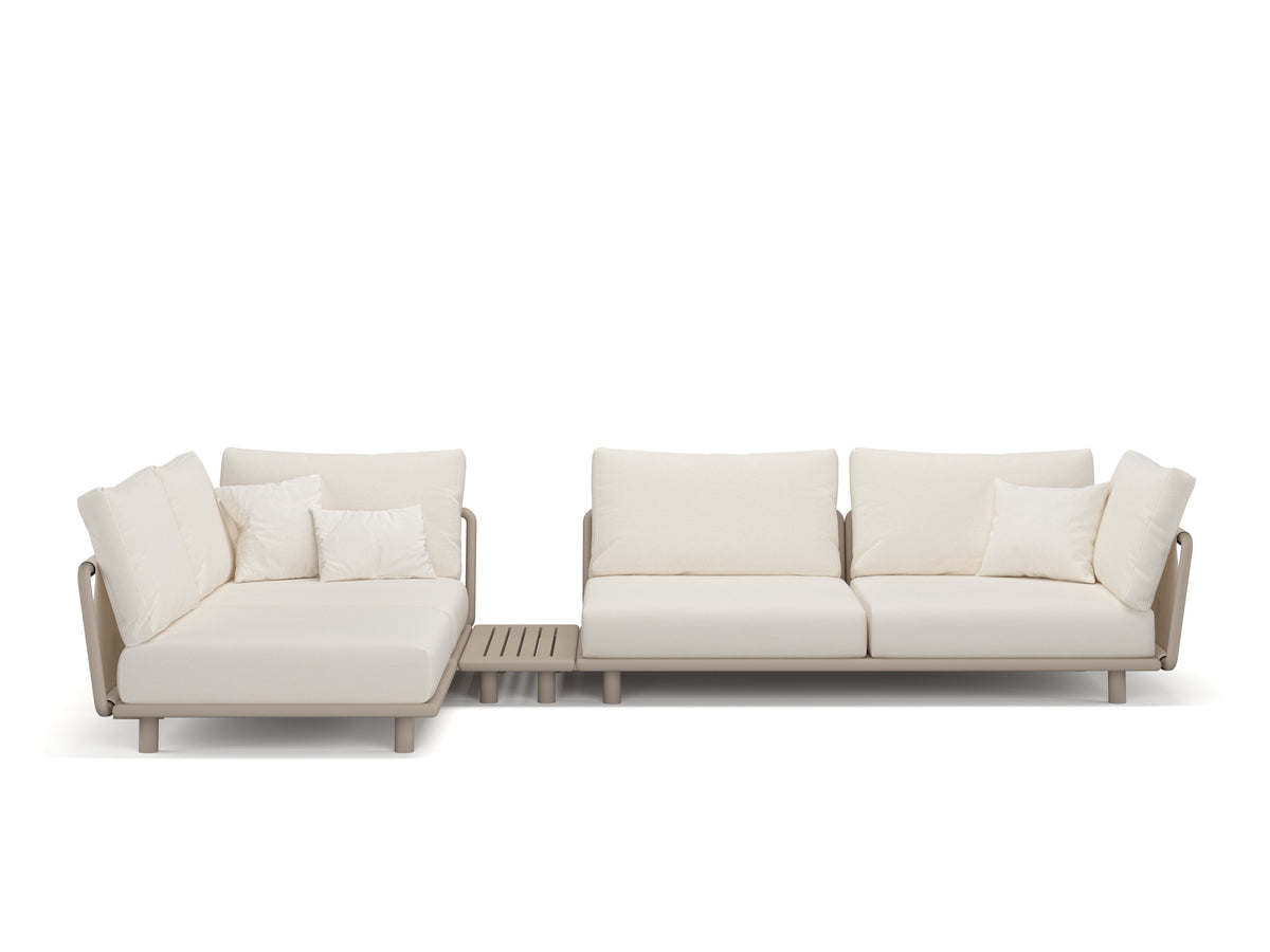 LU.NA - 3 - Seater L Shape
