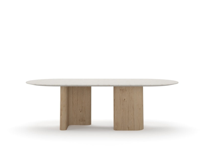 RO.ND Dining Veneer Table — 10 Seats