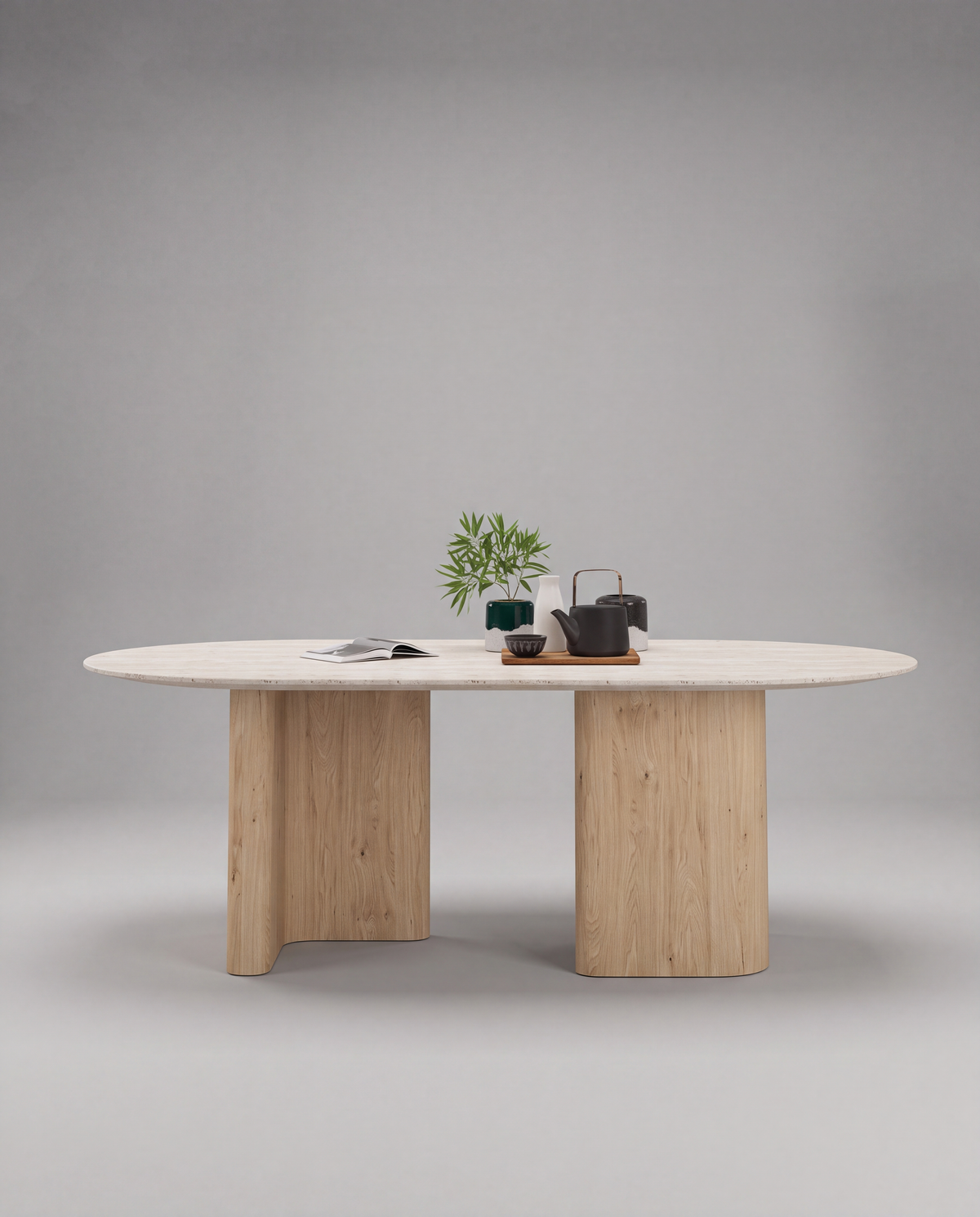 RO.ND Dining Veneer Table