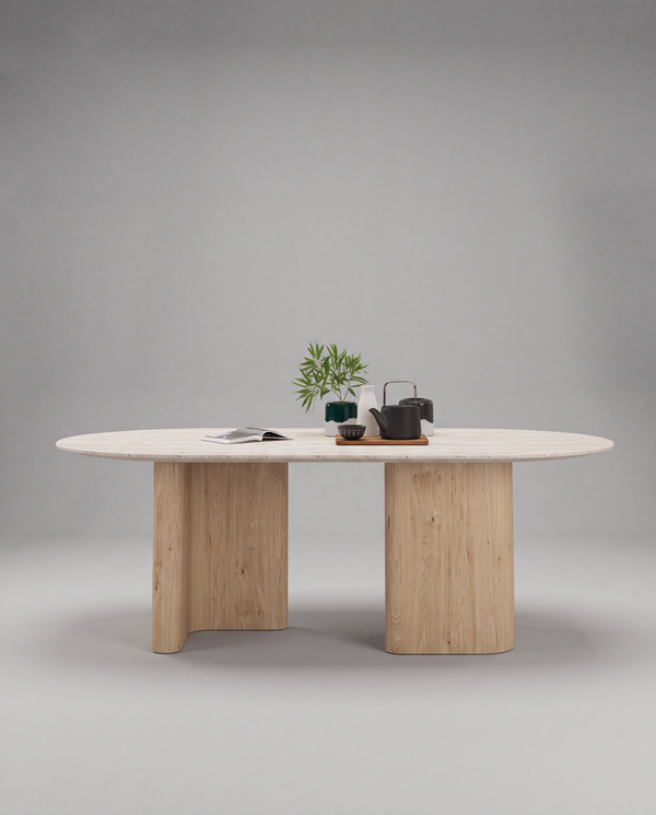 RO.ND Dining Veneer Table
