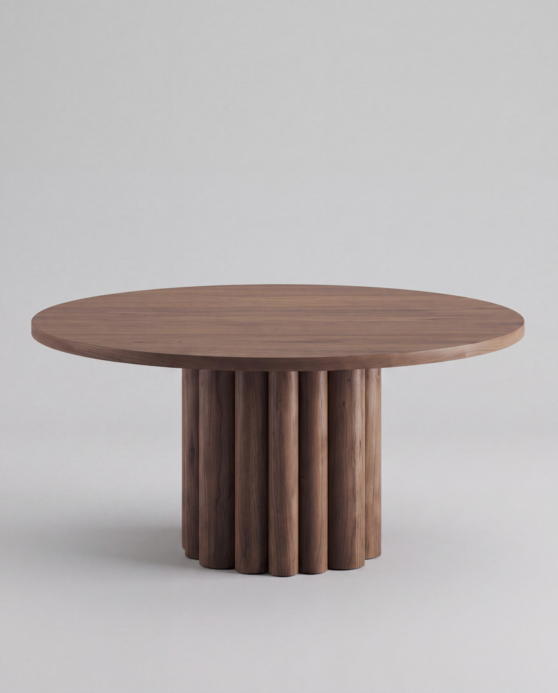 FR.ST Round Dining Table Wood — Wood