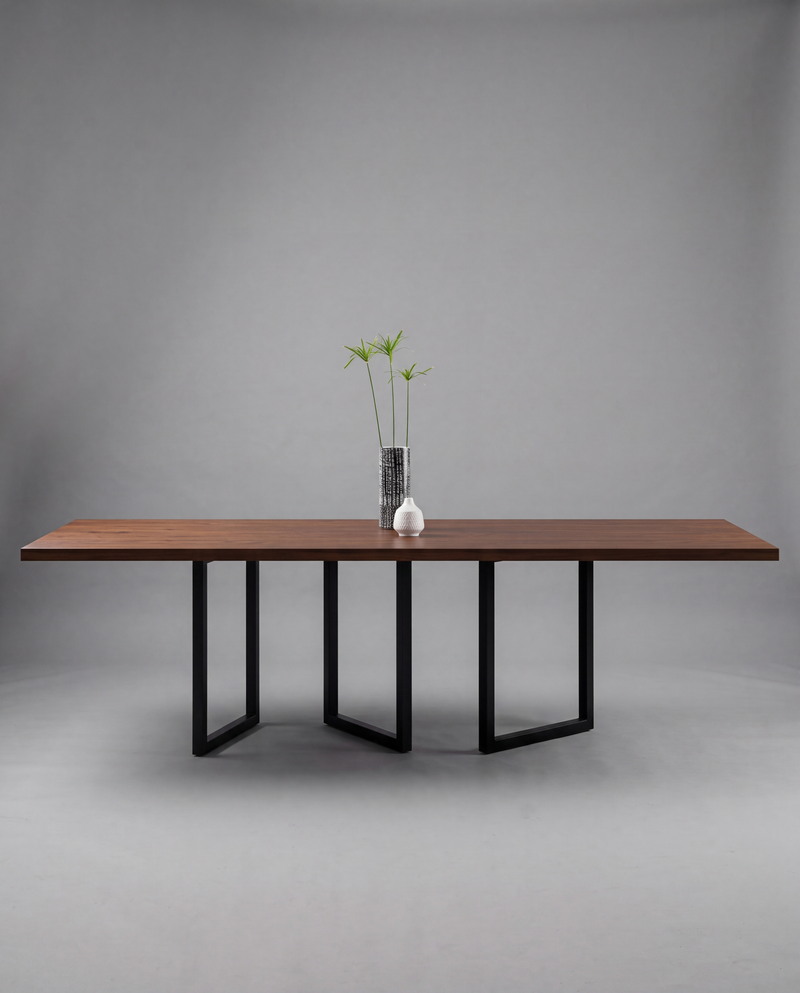 EQ.UI Dining Table Rectangle — 10 Seats - Rectangle / Wood
