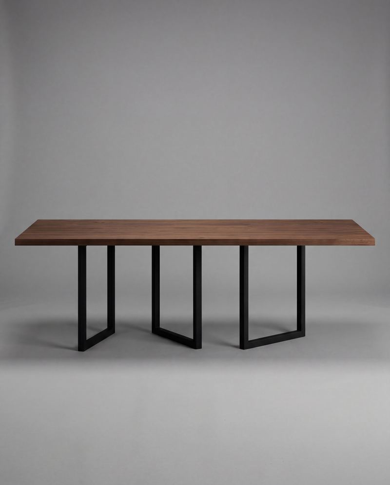EQ.UI Dining Table Rectangle — 8 seats - Rectangle / Wood