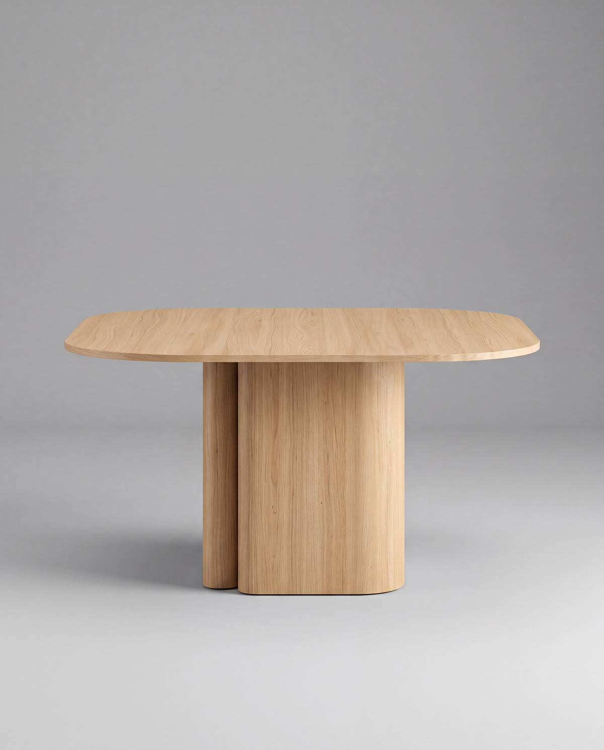 RO.ND Light Wood Dining Table