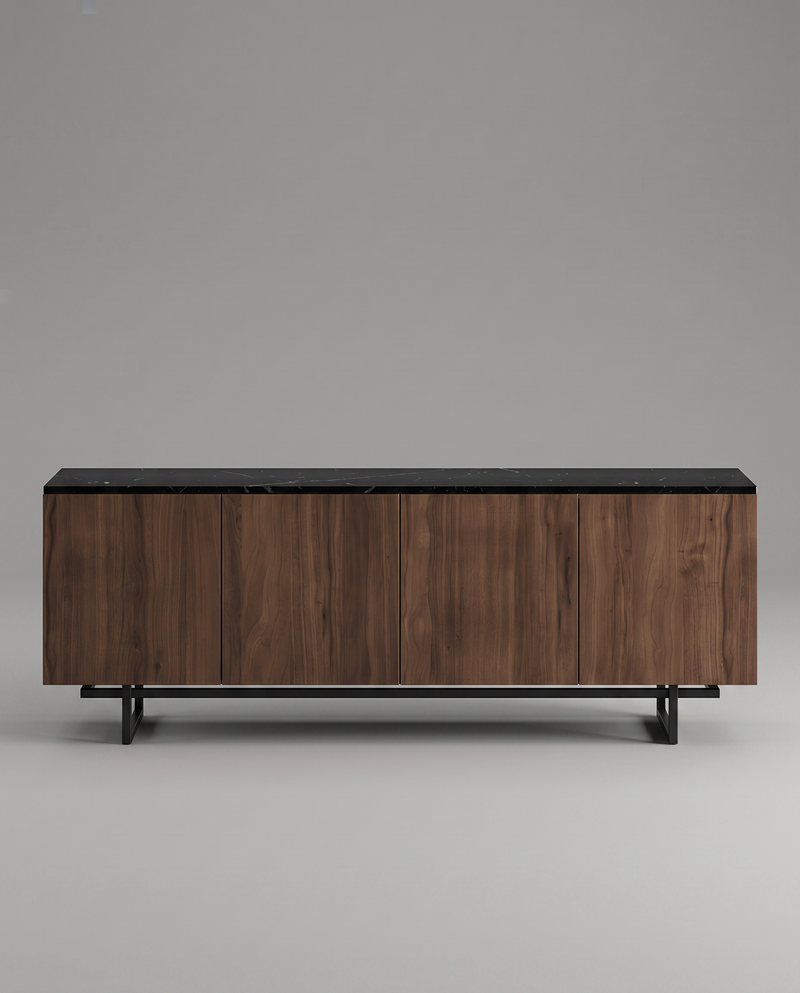 CI.LO Sideboard — 4 Doors / Black Marble
