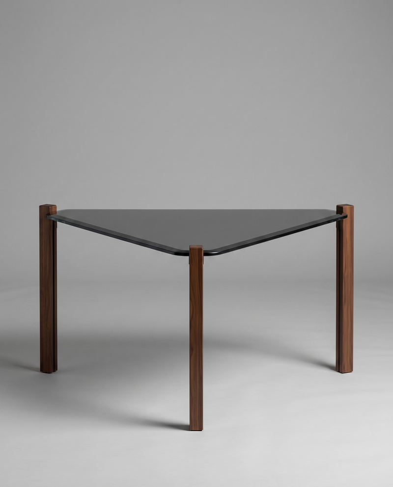 T.RI Coffee Table — 45 cm / Black Glass