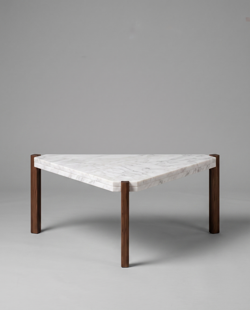 T.RI Coffee Table — 35 cm / White Marble