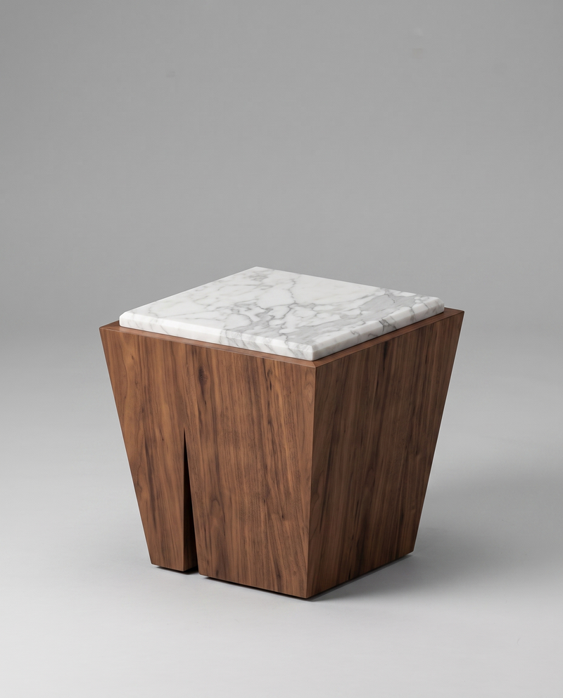 SL.IE Side Table — 32 cm / White Marble