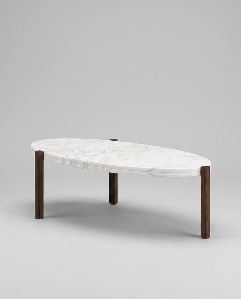 EL.PS Coffee Table — 35 cm / White Marble