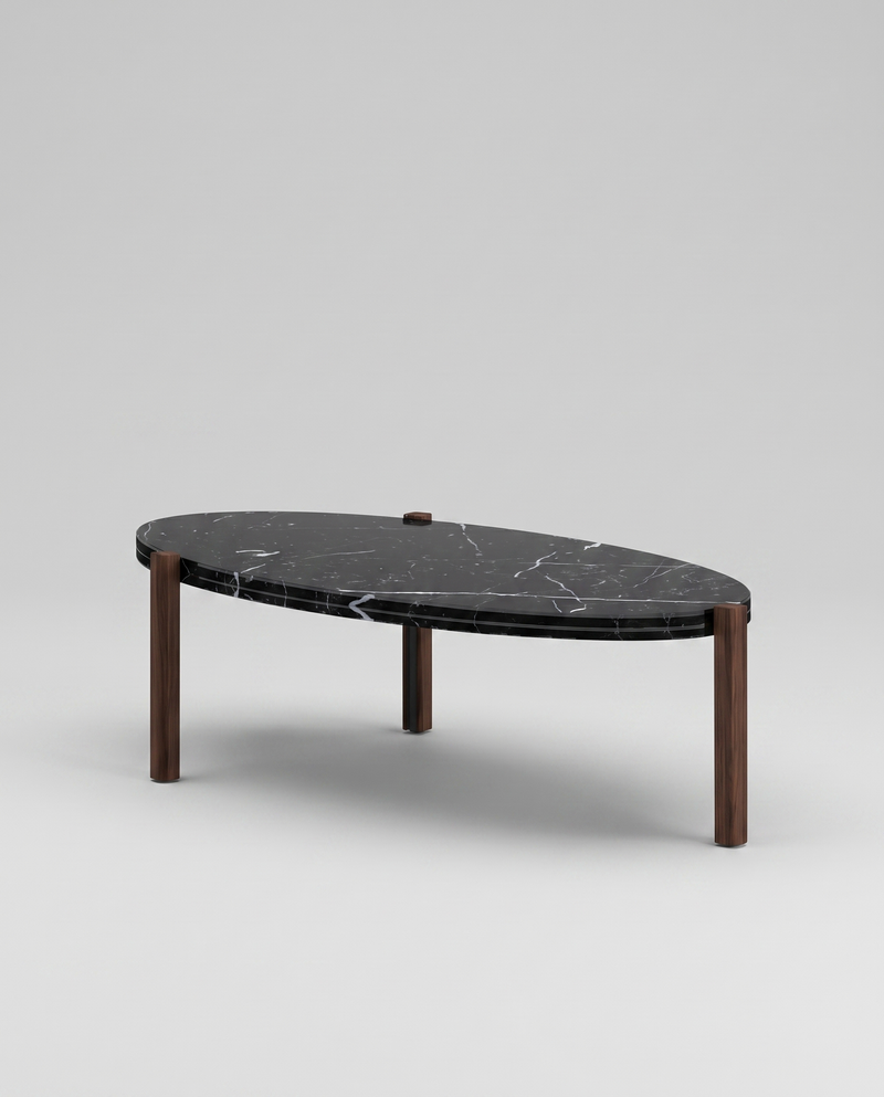 EL.PS Coffee Table — 35 cm / Black Marble