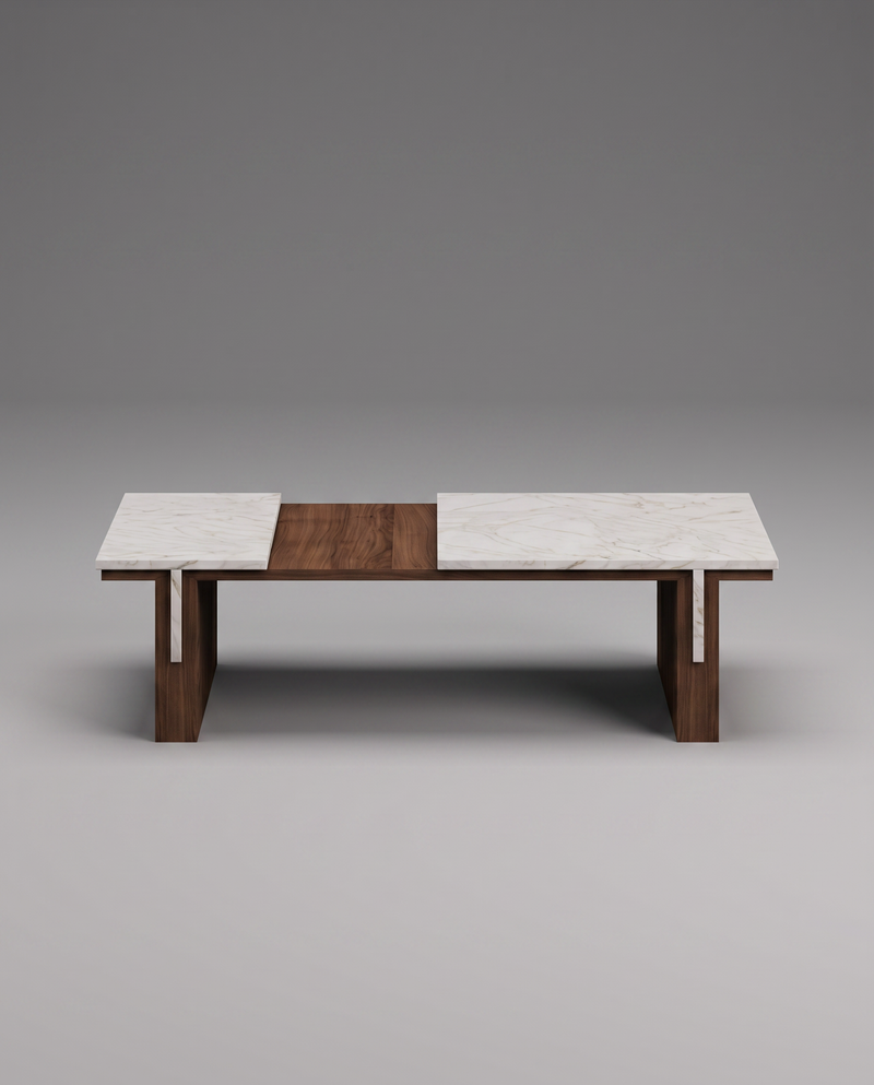 T. Coffee Table — 1200*1200 mm / White Marble