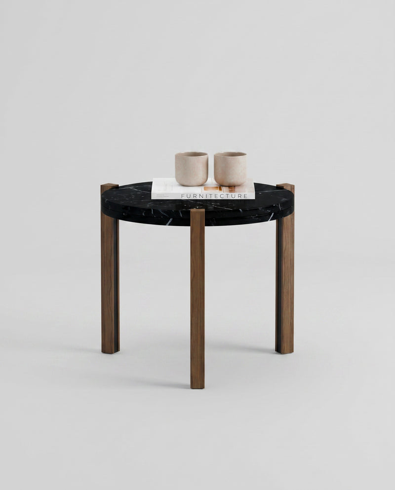 CI.RC Side Table — Black Marble