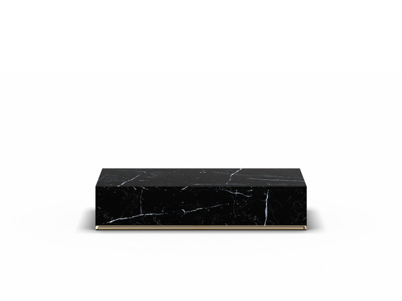 CU.BE Coffee Table — 25 cm / Black Marble / 1200*600 mm