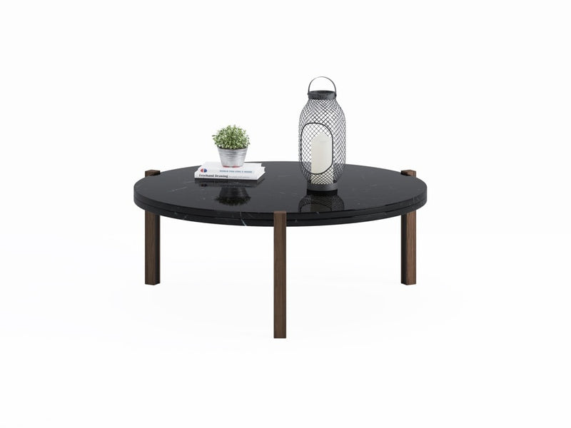 CI.RC Coffee Table — 35 cm / Black Marble