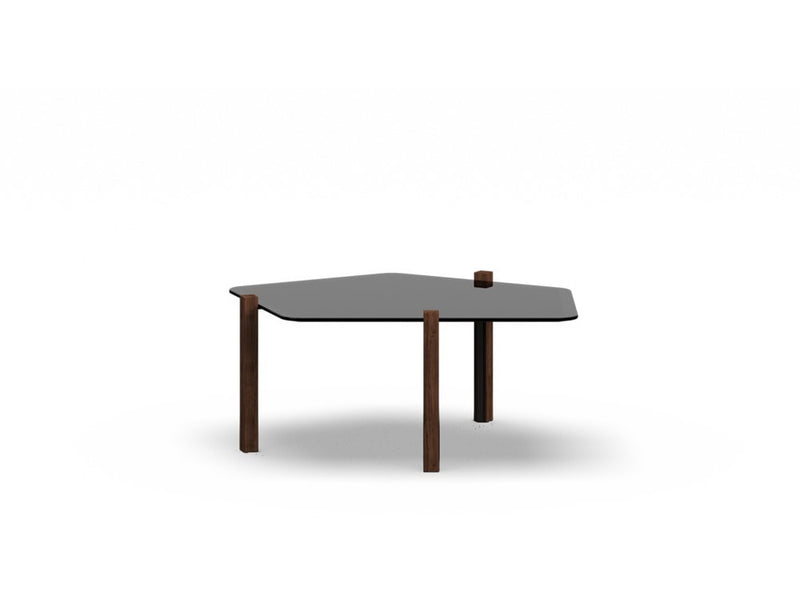 OC.TA Coffee Table — 35 cm / Black Glass