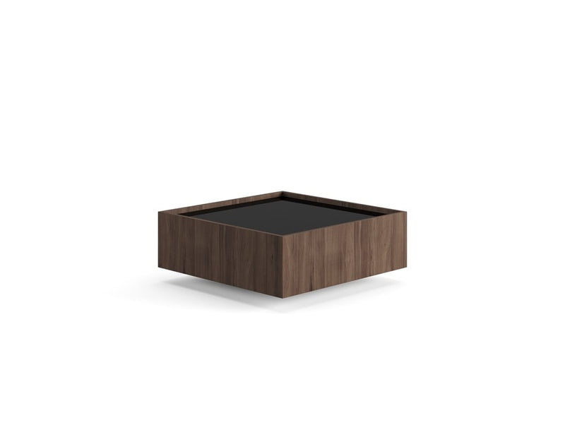 RE.CT Coffee Table — 900*900 mm / Black Glass