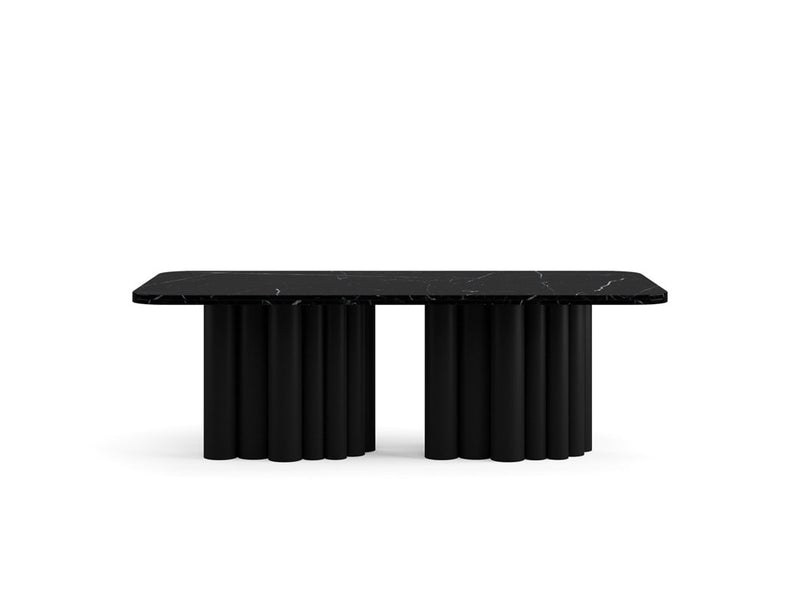 FR.ST Dining Table Metal — 8 seats - Rectangle / Black Marble