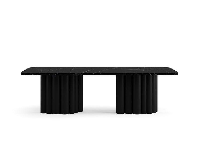 FR.ST Dining Table Metal — 10 Seats - Rectangle / Black Marble