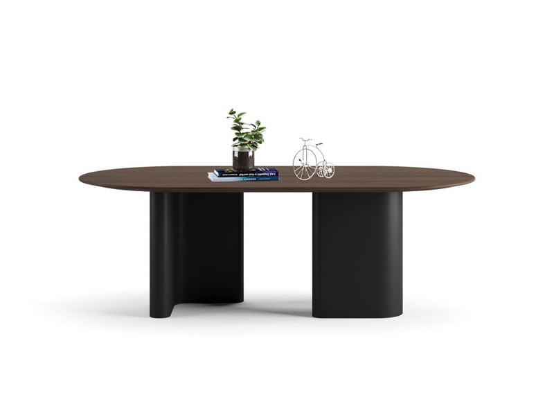 RO.ND Dining Table Metal — 8 Seats / Wood