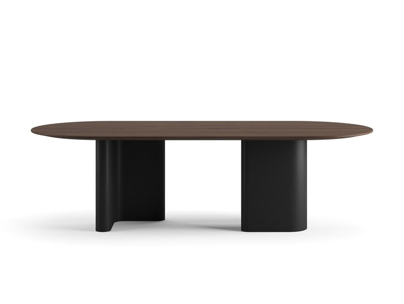 RO.ND Dining Table Metal — 10 Seats / Wood