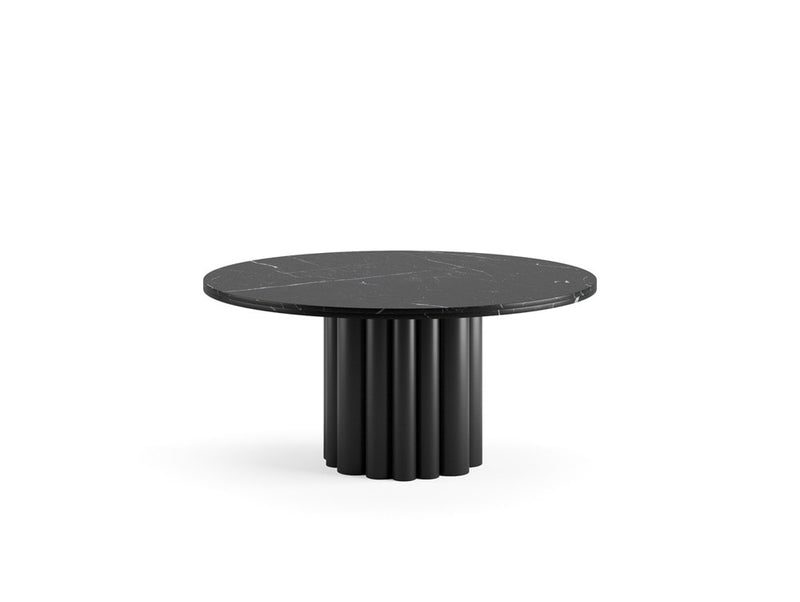 FR.ST Round Dining Table Metal — Black Marble