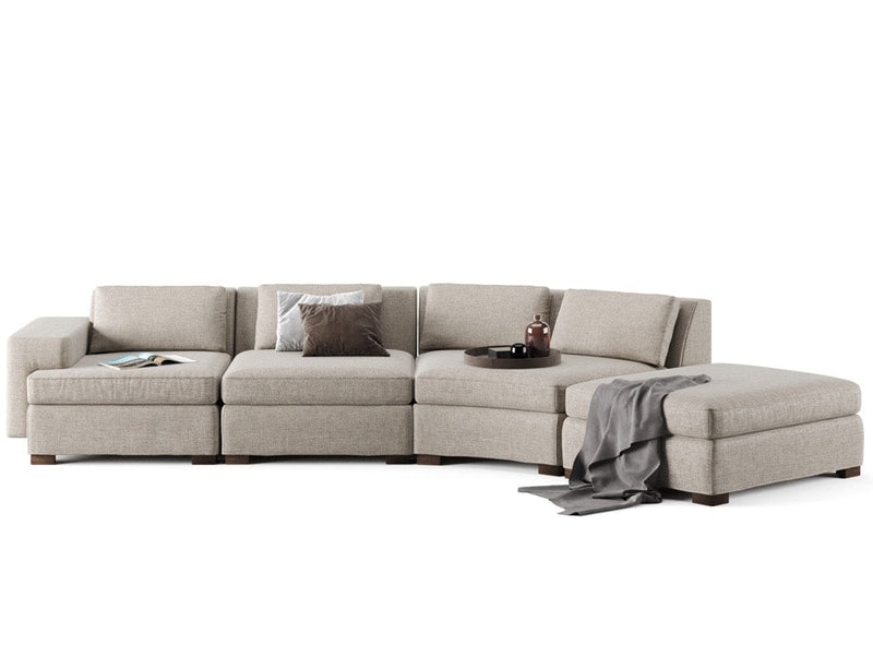 CL.AW - 4 - Seater Radial Sofa — Left