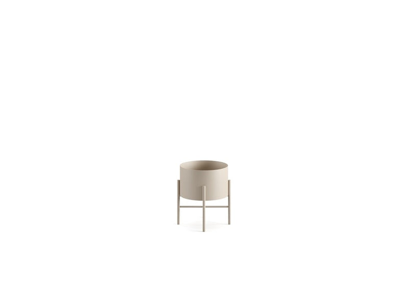 IX.IA Round Planter — 34 cm / KANSASBEIGE