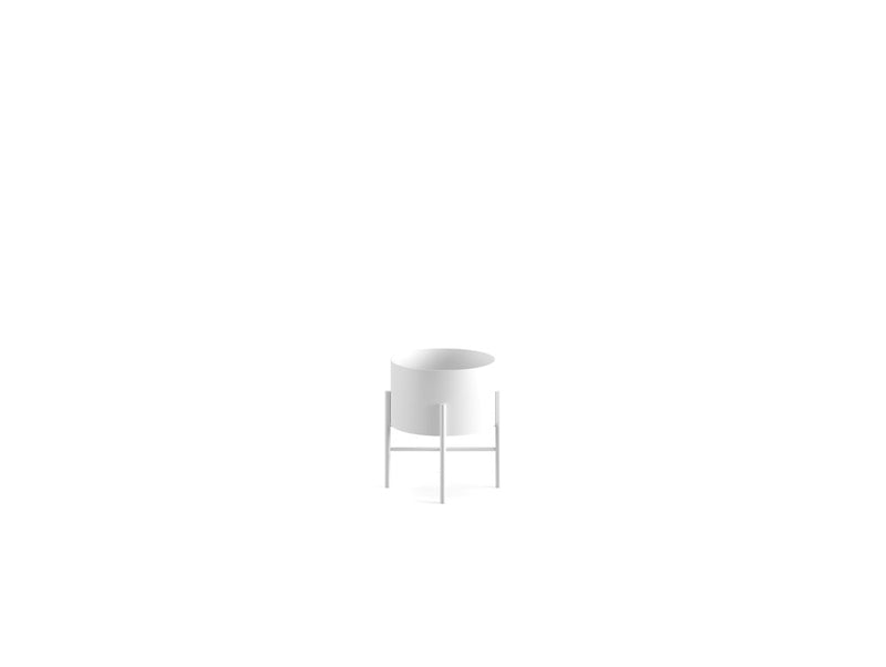 IX.IA Round Planter — 34 cm / WHITE