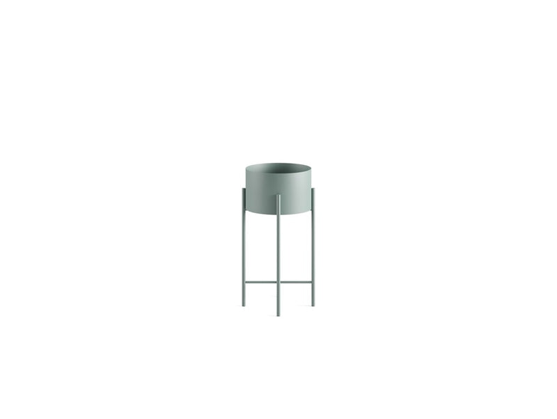 IX.IA Round Planter — 59 cm / GRUENBLAU