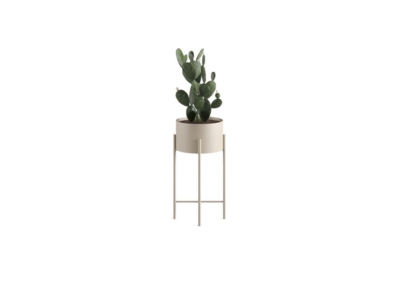 IX.IA Round Planter — 59 cm / KANSASBEIGE